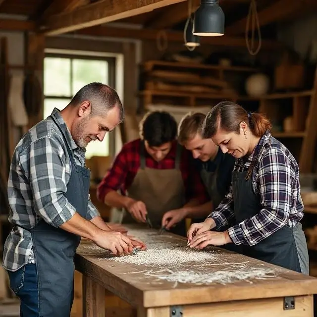 A mixologist meticulously crafting a cocktail