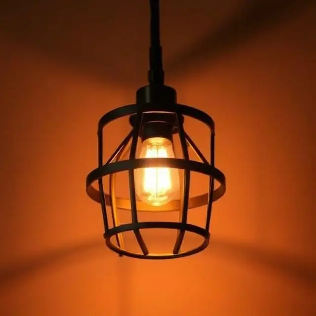 Custom warm lighting fixture