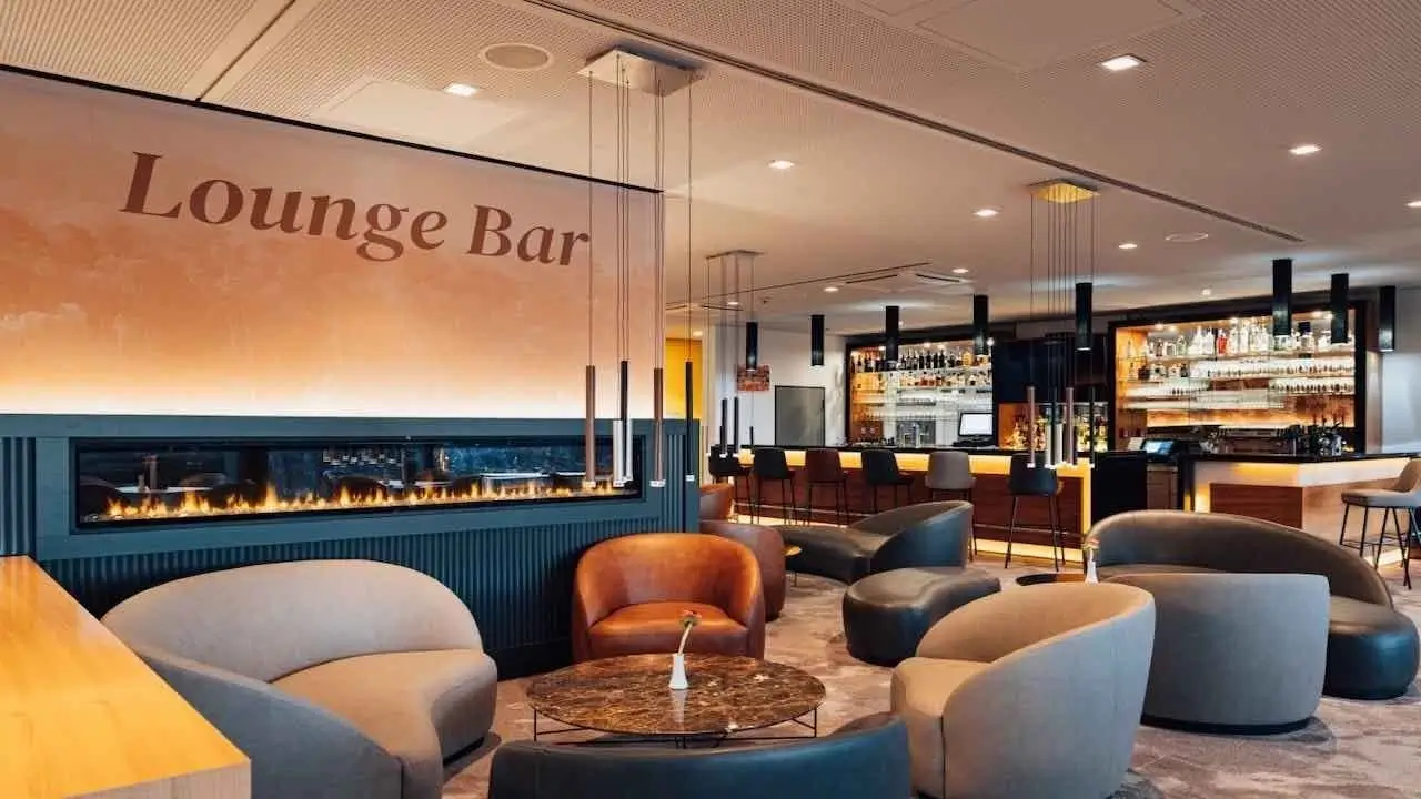 Atmospheric view of the lounge interior