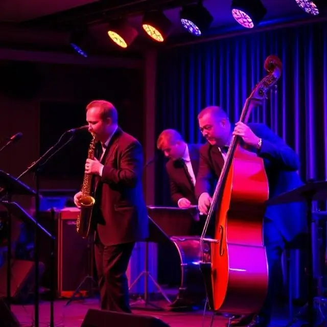 Live jazz band performing