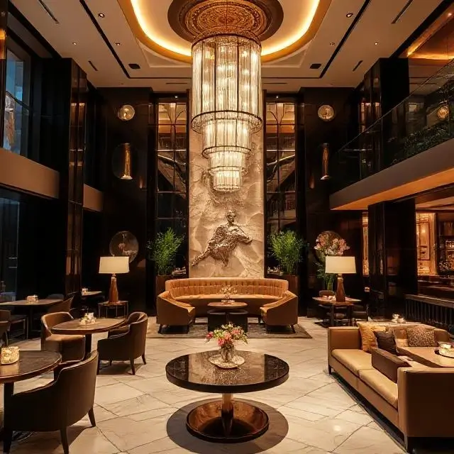 Elegant interior of XO-Lounge