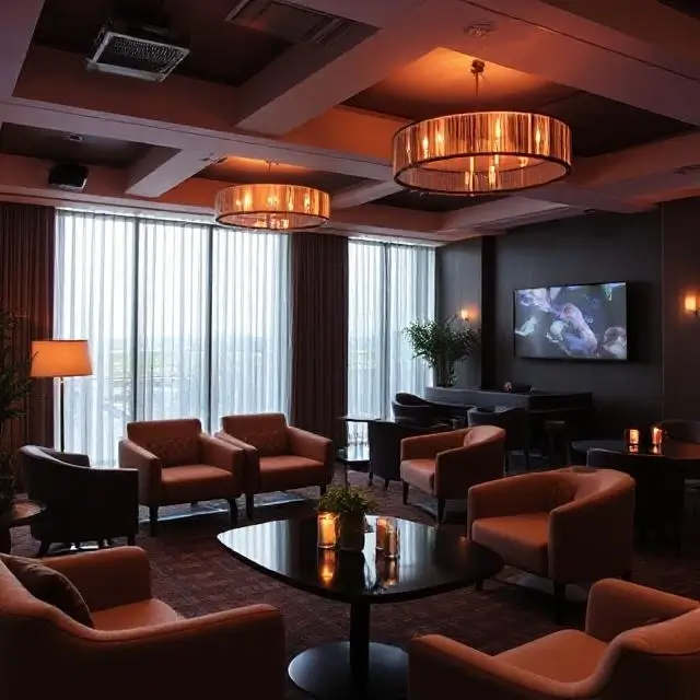 Atmosphere of XO-Lounge set for a private event