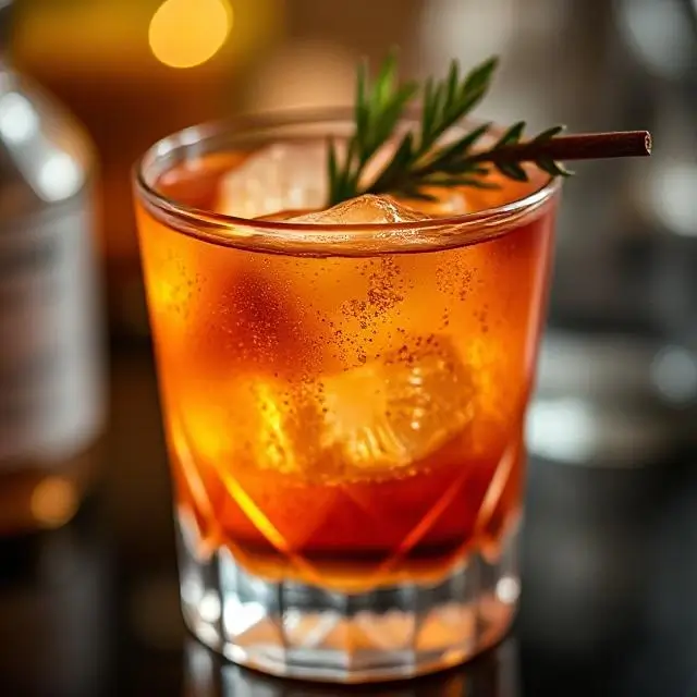 Close-up of an artisanal cocktail